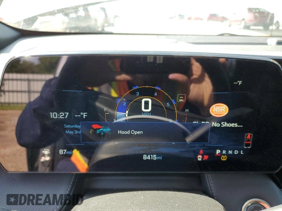 2025 Chevrolet Equinox FWD LT with VIN 3GNAXHEG7SL227705, listed as a Copart auction lot 54619805 with 8,415 mi miles and Clean Title. Bid and sale history available at DreamBid. Image 9.