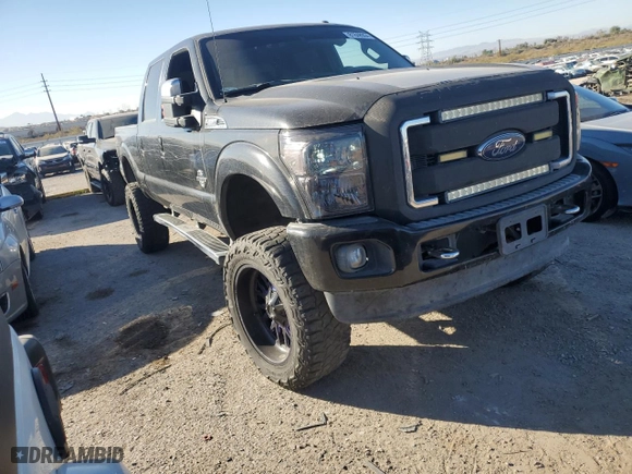 2015 Ford Super Duty F-250 SRW Lariat with VIN 1FT7W2BT9FEC80321, listed as a Copart auction lot 81848904 with 0 mi miles and Salvage Title. Bid and sale history available at carsss.com. Image 4.