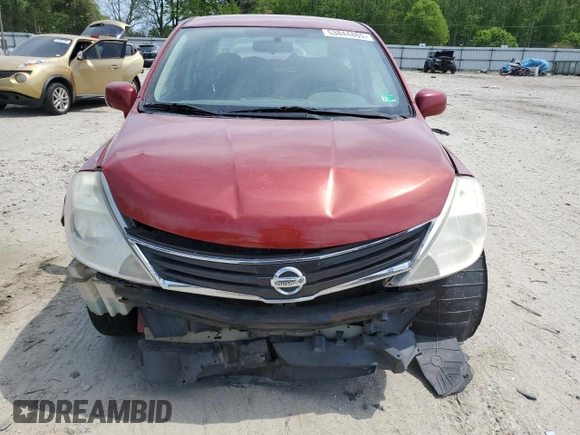 2010 Nissan Versa S with VIN 3N1BC1AP8AL451511, listed as a Copart auction lot 53844865 with 186,503 mi miles and Salvage Title. Bid and sale history available at DreamBid. Image 5.