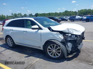 2017 Kia Sorento SX with VIN 5XYPKDA58HG262218, listed as a IAAI auction lot 42538131 with 115,459 mi miles and . Bid and sale history available at DreamBid. Image 1.