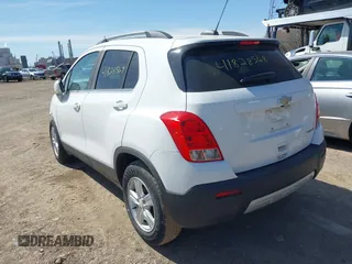 2016 Chevrolet Trax LT with VIN 3GNCJLSB9GL273114, listed as a IAAI auction lot 41828568 with 37,217 mi miles and . Bid and sale history available at DreamBid. Image 3.