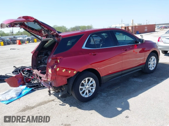 2019 Chevrolet Equinox LT with VIN 2GNAXKEV8K6149676, listed as a IAAI auction lot 41952799 with 52,856 mi miles and . Bid and sale history available at DreamBid. Image 4.