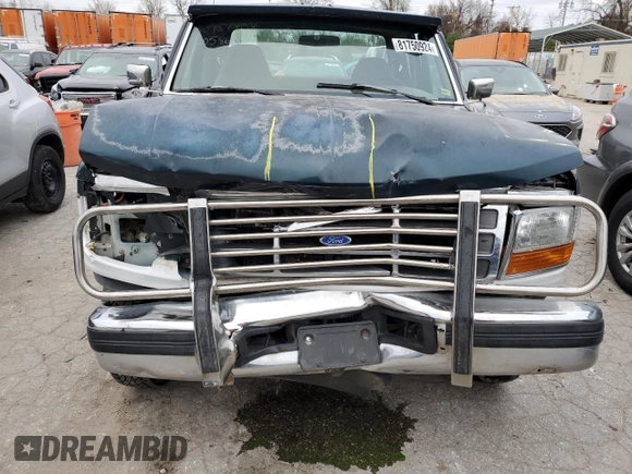 1995 Ford F-250 with VIN 1FTHX26F7SKB48479, listed as a Copart auction lot 81750924 with 309,245 mi miles and Salvage title. Bid and sale history available at DreamBid. Image 12.