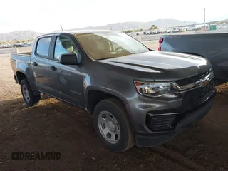 2022 Chevrolet Colorado 2WD Work Truck with VIN 1GCGSBEN3N1218864, listed as a IAAI auction lot 41538568 with 43,645 mi miles. Bid and sale history available at carsss.com. Image 1.