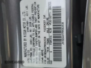 2024 Nissan Z Sport z VIN JN1BZ4AH7RM362538, wystawiony jako Copart lot #71589374 z przebiegiem Nie podano mil oraz Szkody całkowita. Historia ofert i sprzedaży dostępna na DreamBid. Obrazek 15.