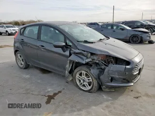 2018 Ford Fiesta SE with VIN 3FADP4EJ1JM110680, listed as a Copart auction lot 48206155 with 75,854 mi miles and Salvage Title. Bid and sale history available at carsss.com. Image 4.