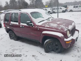 2002 Jeep Liberty Limited with VIN 1J4GL58K52W112036, listed as a IAAI auction lot 41515049 with Not Provided miles and . Bid and sale history available at carsss.com. Image 1.