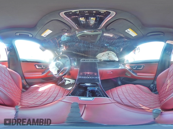 2024 Mercedes-Benz S 580e with VIN W1K6G6KBXRA276299, listed as a Copart auction lot 52619025 with 22,364 mi miles and Salvage Title. Bid and sale history available at DreamBid. Image 13.