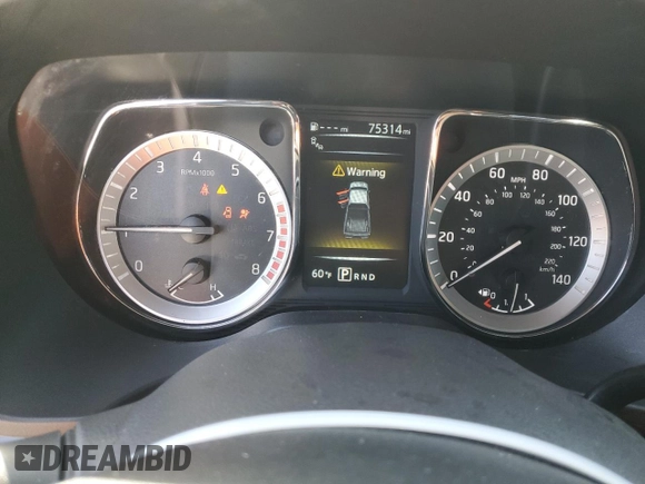 2018 Nissan Titan SV with VIN 1N6AA1E68JN533364, listed as a Copart auction lot 56190705 with 75,314 mi miles and Salvage Title. Bid and sale history available at DreamBid. Image 9.