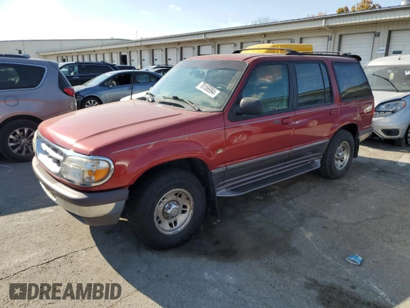 1997 Ford Explorer XLT with VIN 1FMDU35PXVUA56388, listed as a Copart auction lot 78156994 with 185,864 mi miles and Salvage title. Bid and sale history available at DreamBid. Image 1.