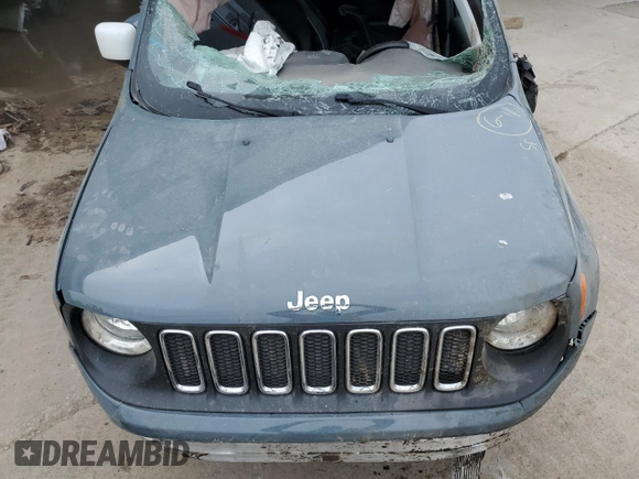 2018 Jeep Renegade Latitude with VIN ZACCJBBB6JPH56383, listed as a Copart auction lot 60690615 with Not provided miles and Non repairable. Bid and sale history available at DreamBid. Image 12.