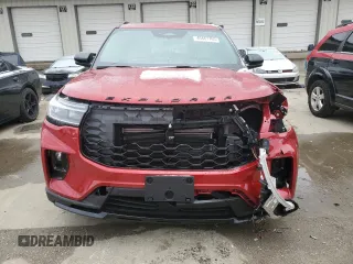 2025 Ford Explorer ST-Line with VIN 1FMUK8KH5SGA70631, listed as a Copart auction lot 46461765 with 2,129 mi miles and Salvage Title. Bid and sale history available at carsss.com. Image 5.