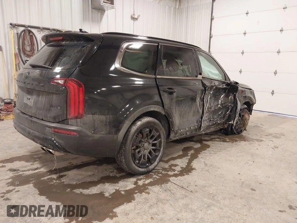 2021 Kia Telluride EX with VIN 5XYP3DHC5MG105113, listed as a IAAI auction lot 41395778 with 90,353 mi miles and . Bid and sale history available at DreamBid. Image 4.