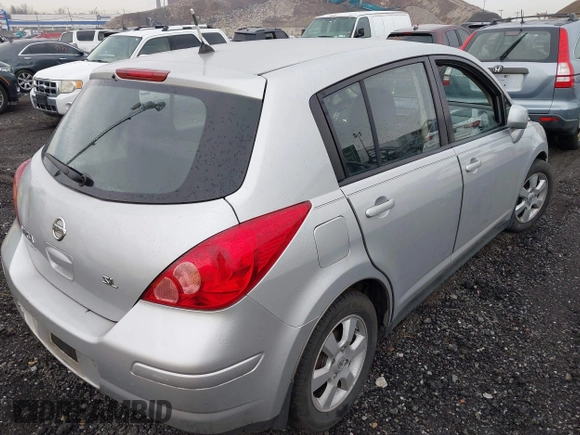 2008 Nissan Versa 1.8 S with VIN 3N1BC13EX8L369608, listed as a IAAI auction lot 42046943 with 133,826 mi miles. Bid and sale history available at carsss.com. Image 4.
