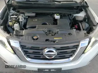 2017 Nissan Pathfinder SL with VIN 5N1DR2MN6HC637490, listed as a Copart auction lot 70321955 with 93,545 mi miles and Salvage title. Bid and sale history available at DreamBid. Image 15.