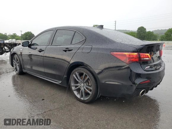 2019 Acura TLX w/A-Spec Pkg with VIN 19UUB3F64KA005399, listed as a Copart auction lot 55662635 with 52,434 mi miles and Salvage title. Bid and sale history available at DreamBid. Image 2.