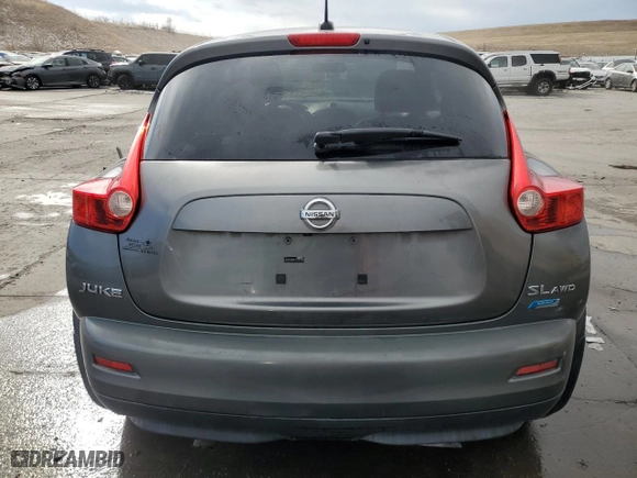 2012 Nissan Juke SL with VIN JN8AF5MV3CT122333, listed as a Copart auction lot 44572835 with 172,262 mi miles and Salvage Title. Bid and sale history available at carsss.com. Image 6.