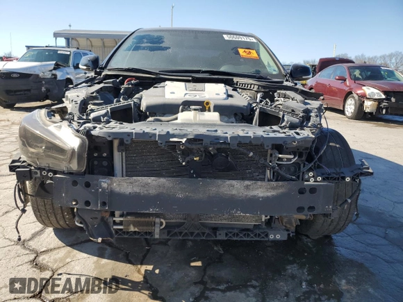 2015 Infiniti Q50 Premium with VIN JN1BV7AP8FM336966, listed as a Copart auction lot 50609175 with 100,564 mi miles and Salvage Title. Bid and sale history available at carsss.com. Image 5.