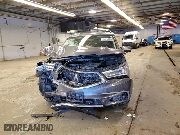 2020 Acura MDX w/Advance Pkg with VIN 5J8YD4H84LL013136, listed as a Copart auction lot 45518445 with 0 mi miles and Salvage Title. Bid and sale history available at carsss.com. Image 12.