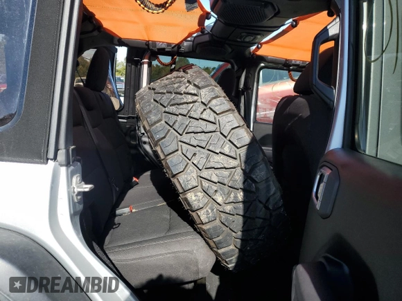2022 Jeep Wrangler Unlimited Willys with VIN 1C4HJXDN6NW225462, listed as a Copart auction lot 75691294 with Not Provided miles and Salvage Title. Bid and sale history available at DreamBid. Image 10.
