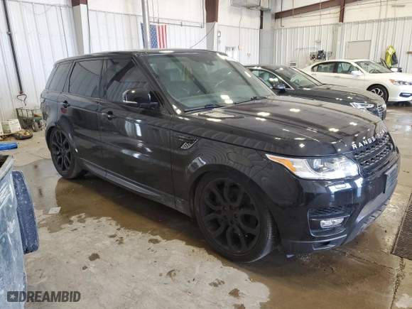2014 Land Rover Range Rover Sport V8 Dynamic with VIN SALWR2EF6EA317851, listed as a Copart auction lot 52986455 with 141,135 mi miles and Non Repairable. Bid and sale history available at carsss.com. Image 4.