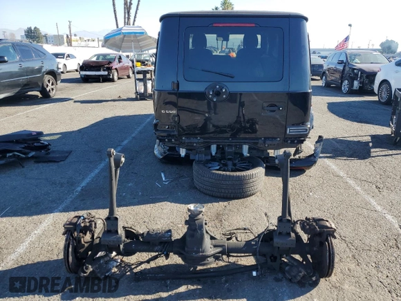 2022 Mercedes-Benz G 550 with VIN W1NYC6BJ3NX443544, listed as a Copart auction lot 86539244 with 17,618 mi miles and Salvage Title. Bid and sale history available at DreamBid. Image 6.