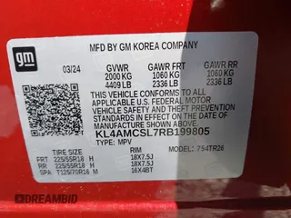 2024 Buick Encore GX Preferred с VIN KL4AMCSL7RB199805, выставлен на аукционе IAAI как лот 42562166 с пробегом 1 859 миль миль и . История ставок и продаж доступна на DreamBid. Изображение 9.