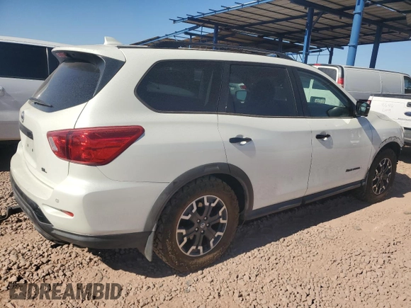 2020 Nissan Pathfinder SL z VIN 5N1DR2CNXLC643271, wystawiony jako Copart lot #43606295 z przebiegiem 35 080 mil mil oraz Szkoda całkowita • Salvage title. Historia ofert i sprzedaży dostępna na DreamBid. Obrazek 3.