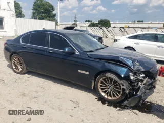 2013 BMW 7 Series 750i xDrive with VIN WBAYB6C54DD224102, listed as a Copart auction lot 60791495 with 126,218 mi miles and Clean title. Bid and sale history available at DreamBid. Image 4.