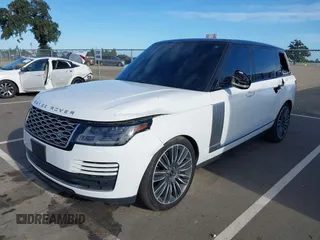 2021 Land Rover Range Rover with VIN SALGS5SEXMA432828, listed as a IAAI auction lot 42327473 with 48,734 mi miles and . Bid and sale history available at DreamBid. Image 2.