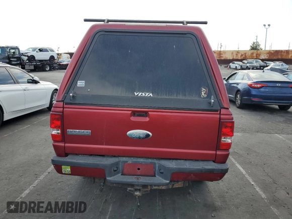 2008 Ford Ranger XL with VIN 1FTYR14D68PA29470, listed as a Copart auction lot 84917614 with 238,792 mi miles and Clean Title. Bid and sale history available at DreamBid. Image 6.