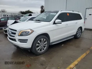 2016 Mercedes-Benz GL with VIN 4JGDF6EE9GA676356, listed as a Copart auction lot 85074364 with 117,156 mi miles and Salvage Title. Bid and sale history available at carsss.com. Image 1.