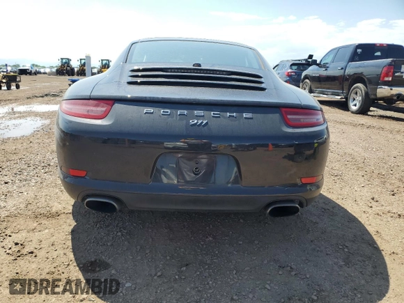 2014 Porsche 911 Carrera with VIN WP0AA2A92ES106763, listed as a Copart auction lot 62423665 with 26,541 mi miles and Salvage title. Bid and sale history available at DreamBid. Image 6.