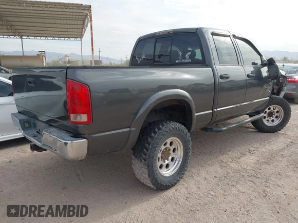 2004 Dodge 2500 SLT with VIN 3D3KU28D24G102876, listed as a IAAI auction lot 41890858 with 186,470 mi miles. Bid and sale history available at carsss.com. Image 4.