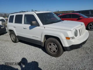 2017 Jeep Patriot Sport with VIN 1C4NJPBB3HD120647, listed as a Copart auction lot 50074105 with 126,375 mi miles and Salvage Title. Bid and sale history available at DreamBid. Image 4.