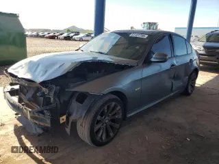 2011 BMW 3 Series 328i with VIN WBAPH5C5XBA448199, listed as a Copart auction lot 61127795 with 158,783 mi miles and Salvage title. Bid and sale history available at DreamBid. Image 1.
