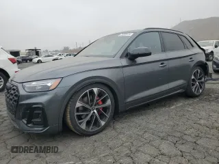 2024 Audi SQ5 Premium Plus with VIN WA1B4AFY0R2062235, listed as a Copart auction lot 75702414 with 1,600 mi miles and Salvage Title. Bid and sale history available at DreamBid. Image 1.