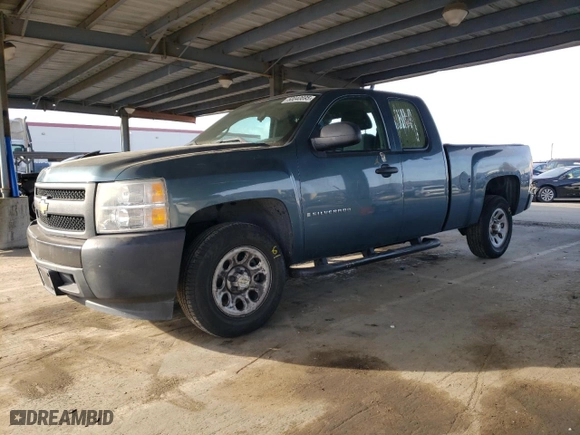 2007 Chevrolet Silverado 1500 Work Truck with VIN 1GCEC19XX7Z621724, listed as a Copart auction lot 50040695 with 91,363 mi miles and Salvage Title. Bid and sale history available at carsss.com. Image 1.