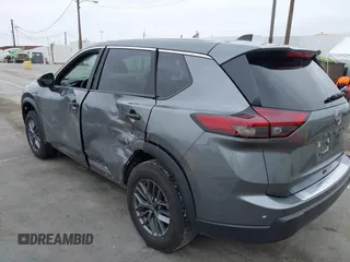 2024 Nissan Rogue S with VIN 5N1BT3AAXRC697600, listed as a IAAI auction lot 42716015 with 28,370 mi miles and . Bid and sale history available at DreamBid. Image 6.