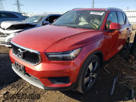 2019 Volvo XC40 Momentum z VIN YV4162XZ5K2010109, wystawiony jako Copart lot #63005511 z przebiegiem 51 403 mil mil oraz . Historia ofert i sprzedaży dostępna na DreamBid. Obrazek 2.