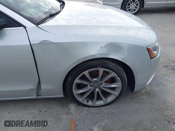 2013 Audi A5 Premium Plus with VIN WAULFAFH1DN001095, listed as a IAAI auction lot 41249488 with 69,316 mi miles. Bid and sale history available at carsss.com. Image 6.