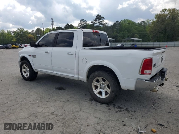 2015 Ram 1500 Laramie Longhorn with VIN 1C6RR7PM5FS737388, listed as a Copart auction lot 52077005 with 194,361 mi miles and Salvage title. Bid and sale history available at DreamBid. Image 2.