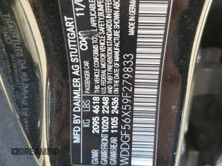 2009 Mercedes-Benz C 350 Sport с VIN WDDGF56X59F279833, выставлен на аукционе Copart как лот 52165865 с пробегом 169 967 миль миль и Чистый • Clean title. История ставок и продаж доступна на DreamBid. Изображение 12.