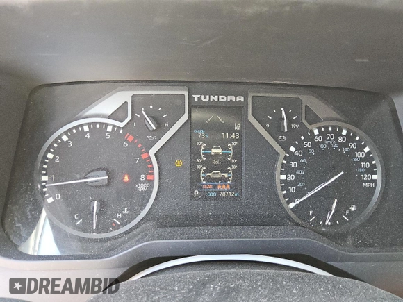 2022 Toyota Tundra 2WD SR with VIN 5TFKB5AB8NX006014, listed as a Copart auction lot 50787525 with 78,712 mi miles and Clean Title. Bid and sale history available at carsss.com. Image 9.