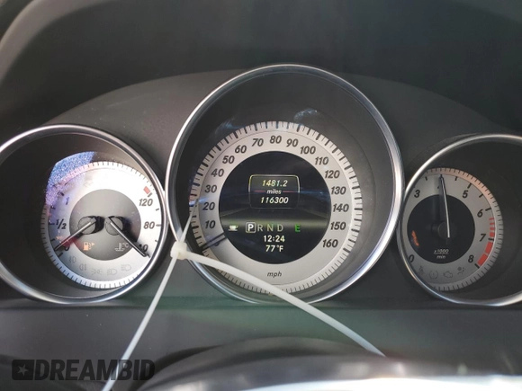2013 Mercedes-Benz C 250 with VIN WDDGJ4HB1DG037795, listed as a Copart auction lot 49511715 with 116,300 mi miles and Salvage Title. Bid and sale history available at DreamBid. Image 9.
