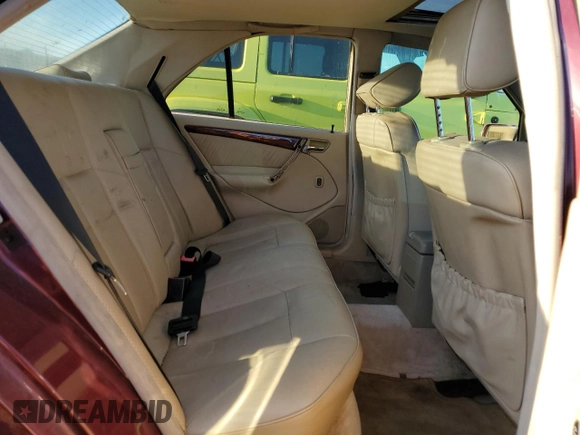 1998 Mercedes-Benz C 230/260/280/320 with VIN WDBHA23G0WA629568, listed as a Copart auction lot 43560945 with 252,554 mi miles and Salvage Title. Bid and sale history available at carsss.com. Image 11.