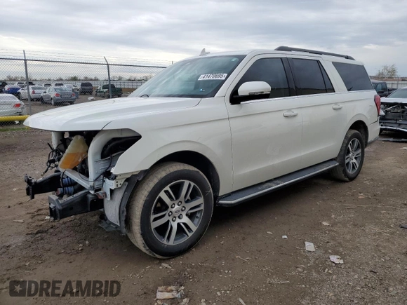 2023 Ford Expedition Max XLT with VIN 1FMJK1H87PEA45198, listed as a Copart auction lot 41470695 with 30,814 mi miles and Salvage title. Bid and sale history available at DreamBid. Image 1.