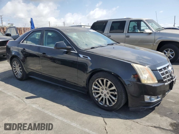 2012 Cadillac CTS Performance with VIN 1G6DK5E37C0158838, listed as a Copart auction lot 50449075 with 65,987 mi miles and Salvage Title. Bid and sale history available at DreamBid. Image 4.