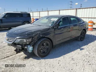 2017 Chevrolet Impala LS with VIN 2G11X5S3XH9165861, listed as a Copart auction lot 76938284 with 161,386 mi miles and Salvage title. Bid and sale history available at DreamBid. Image 1.