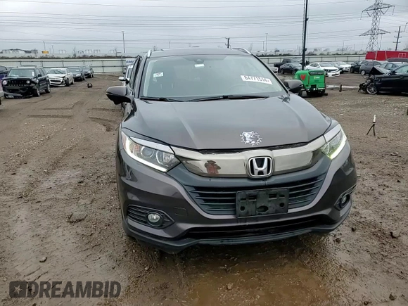 2022 Honda HR-V EX-L with VIN 3CZRU6H70NM758127, listed as a Copart auction lot 84771514 with 45,076 mi miles and Salvage Title. Bid and sale history available at DreamBid. Image 11.